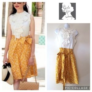 Anthropologie Girls from Savoy Sunny Soiree Dress